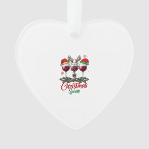 Verres à vin Esprits de Noël Renne Andouillers Pi
