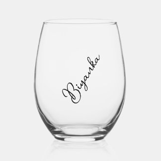 Verres à vin personnalisés