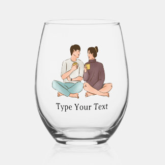 Verres à vin personnalisés