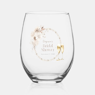 Verres à vin Prosecco Perles
