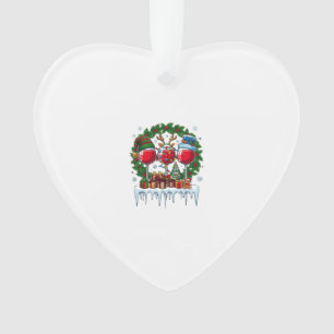 Verres à vin rouge de Noël Couronne de houx Bonhom