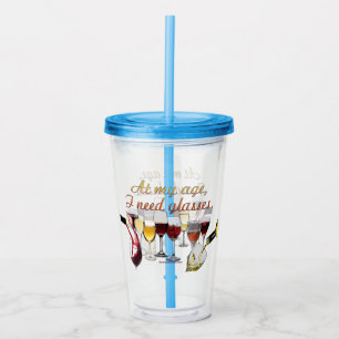 Verres à vin SlipperyJoe's jeu de mots coquin roug