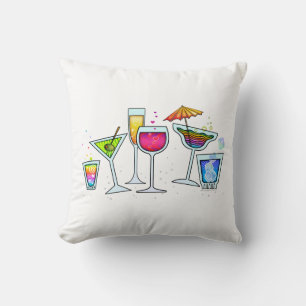VERRES DE COCKTAIL LONGE ou COUSSIN LUMBAR