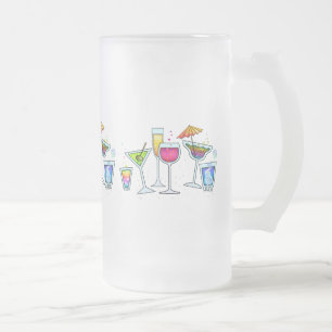 VERRES DE COCKTAIL MUGS FROSTED
