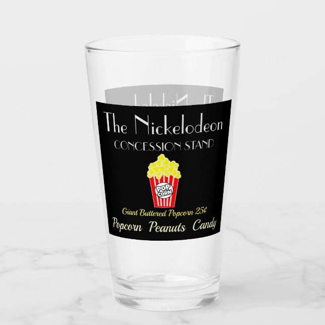 Verres de comptoir de concession de cinéma maison (Devant)
