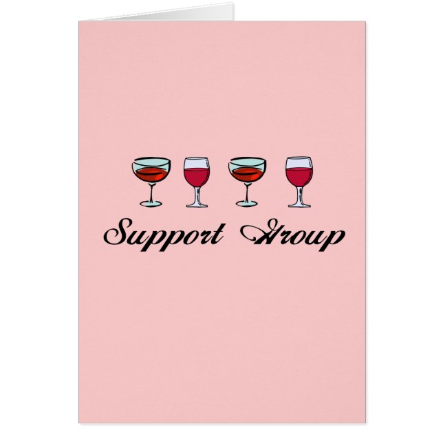 Verres de vin de groupe de soutien (Devant)
