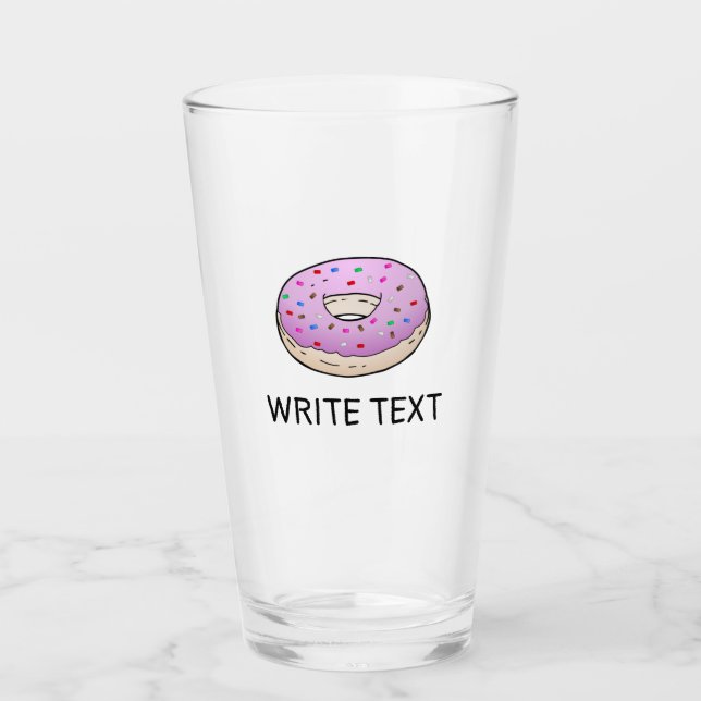 Verres tumblers en forme de beignet (Devant)