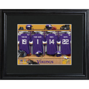 Verrings NFL Locker Room Sign With Match Frame