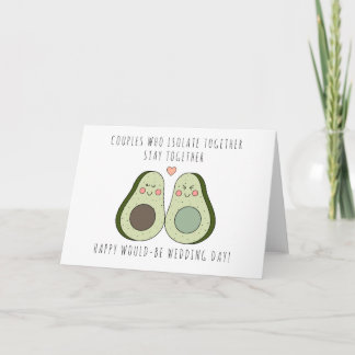 Verrouillage de la carte Mariage annulée - Avocado
