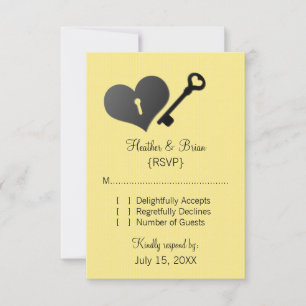 Verrouillage du coeur jaune et carte d'interventio
