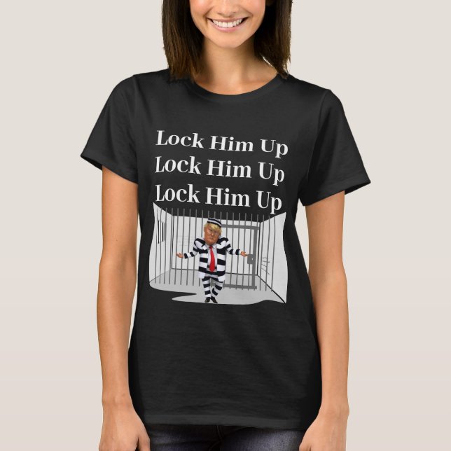 Verrouiller Trump T-Shirt (Devant)