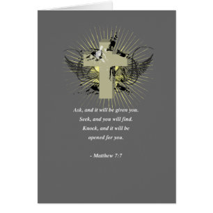 Vers de bible de 7:7 de MATTHEW