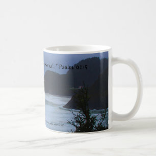 Vers de la tasse w/Scripture de brume de cap