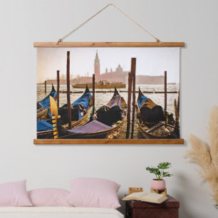 VERS GIUDECCA Tapisserie murale en bois haché