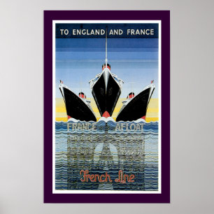 Vers l'Angleterre et la France - Poster en ligne