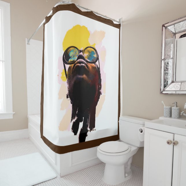 Vers l'avant - Rideau de douche (En situation)