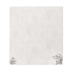 Vers Le Bas Du Bloc-Notes De Trou De Lapin