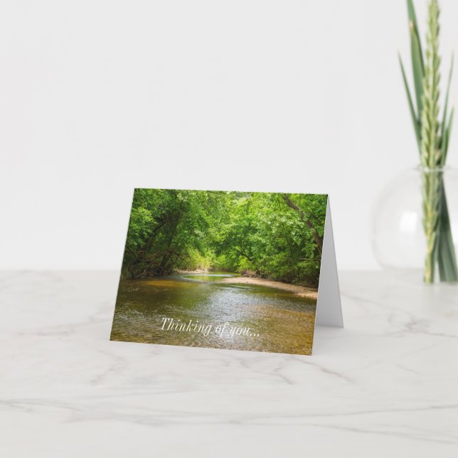 Vers Le Haut Une Pensée De Vous Carte (Devant)