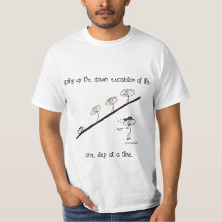 Vers le haut vers le bas de l'escalator, T-shirt