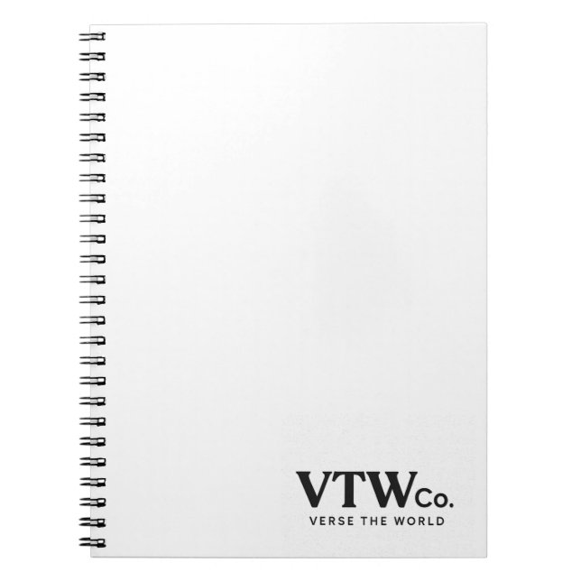 Verse The World Co. Carnet Spiral (Devant)
