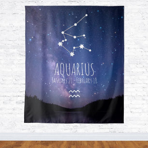 Verseau   Tapisserie d'Astrologie Personnalisée