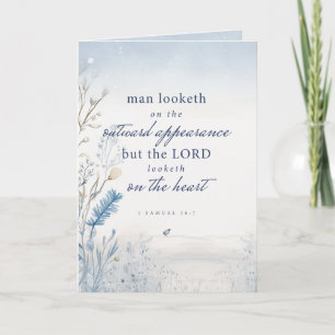Verset 1 Samuel 16:7 Aquarelle pliée