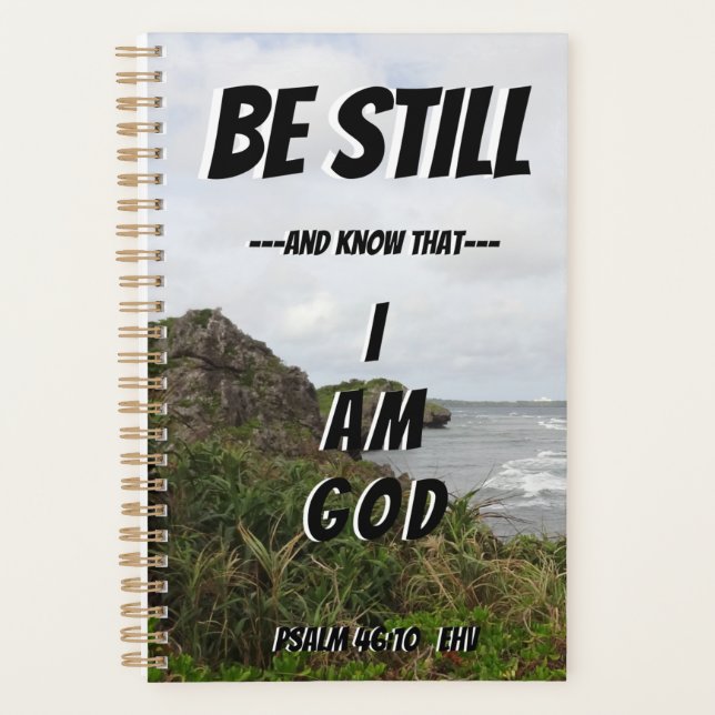 Verset Biblique Chrétien Confortant Des Psaumes (Devant)