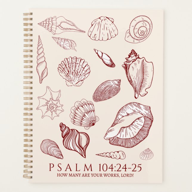 Verset de la Bible coquillage (Devant)