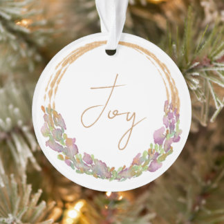 Verset de la Bible de Joy Christian aquarelle Noël