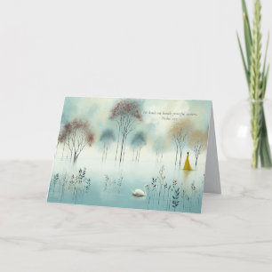 Versets de l'Écriture, Carte de remerciements d'en