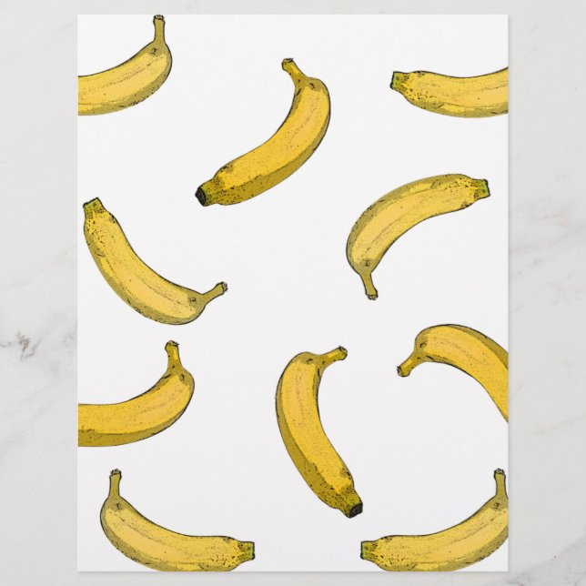 Version de croquis de motif Banana (Devant)