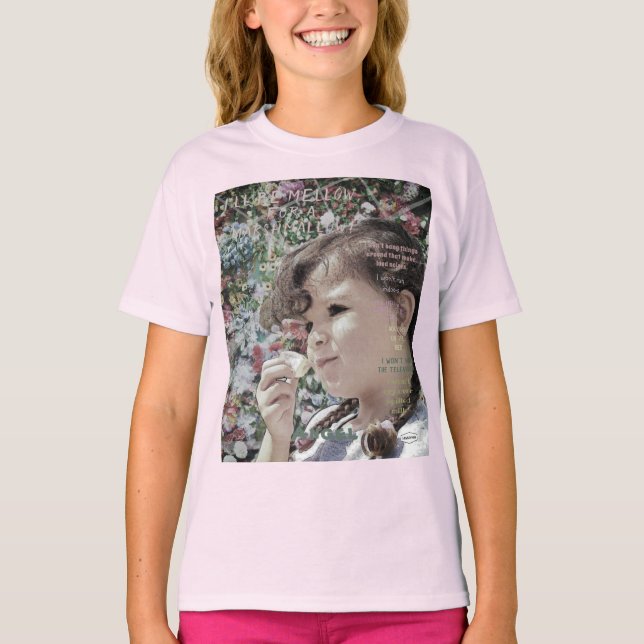 Version pâle du T-shirt HAMbWG de Marshmallow (Devant)