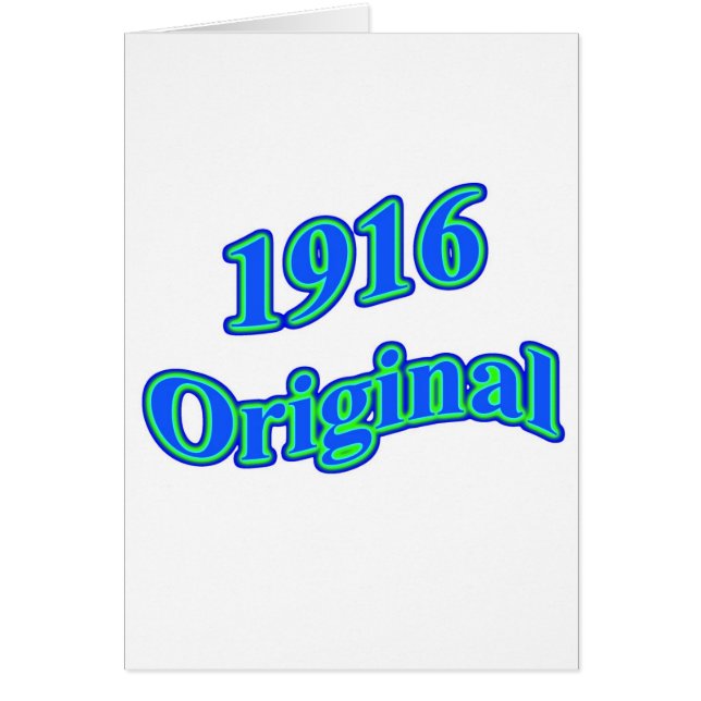 Vert 1916 bleu original (Devant)