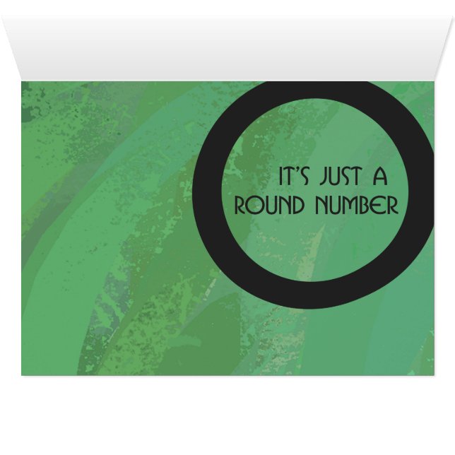 Vert 70 Décennie Anniversaire (Intérieur Horizontal (Bas))