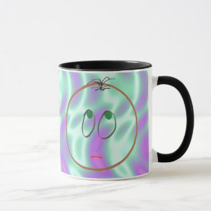 Vert Alien, Faces Drôle Mug