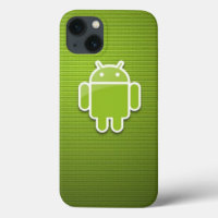 Vert Android iPhone 13 Coque
