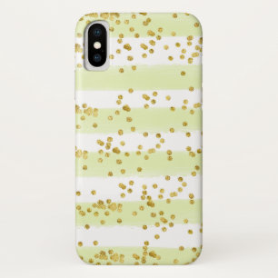 Vert, Blanc Coque-Mate à peine Il iPhone X Coque