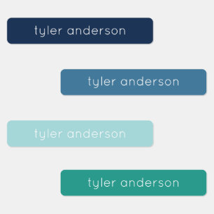 Vert Bleu Skinny imperméable Étiquettes de l'enfan