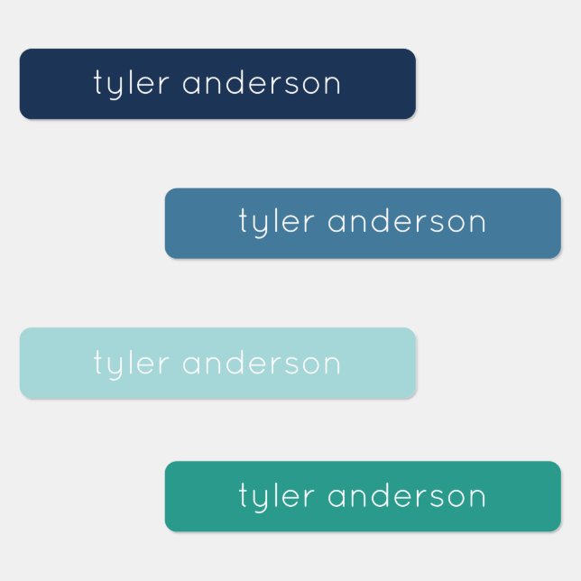 Vert Bleu Skinny imperméable Étiquettes de l'enfan (Groupe)