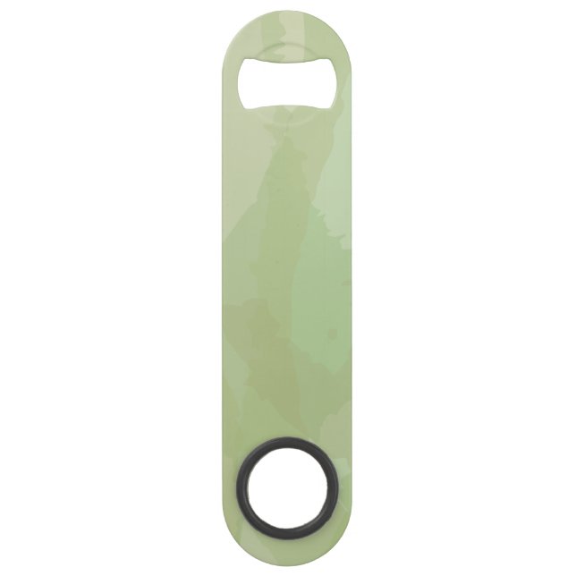 Vert, cool, aquarelle tendance motif abstrait (Devant)