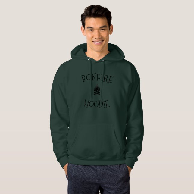 VERT DE S D'HOMMES DE SWEAT - SHIRT À CAPUCHE DE (Devant entier)
