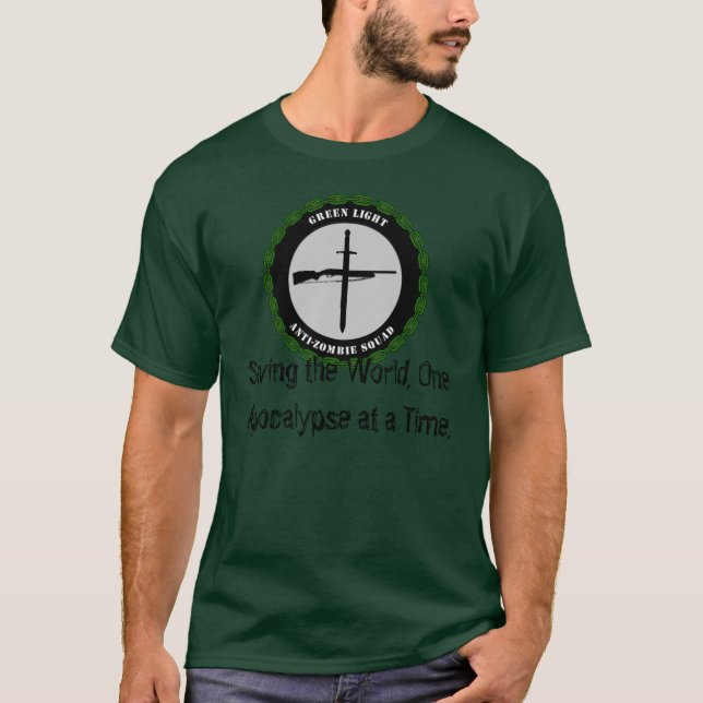 Vert de T-shirt de GLAZS (Devant)
