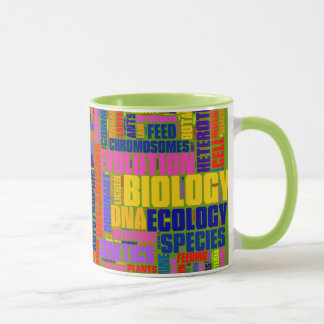 Vert de tasse de Wordle de biologie