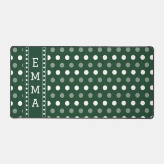 Vert émeraude à pois