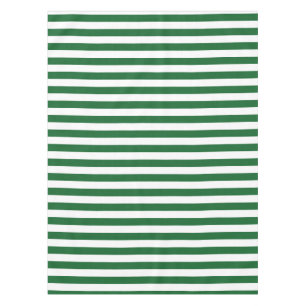 Vert et blanc barre la nappe