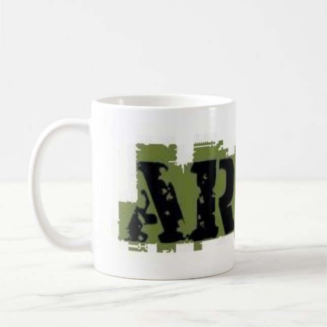 VERT ET NOIR DE TASSE D'ARMÉE (Gauche)