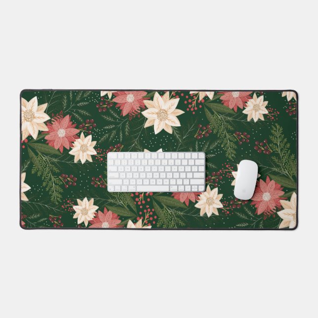 vert festif botanique noël vacances (Clavier et souris)