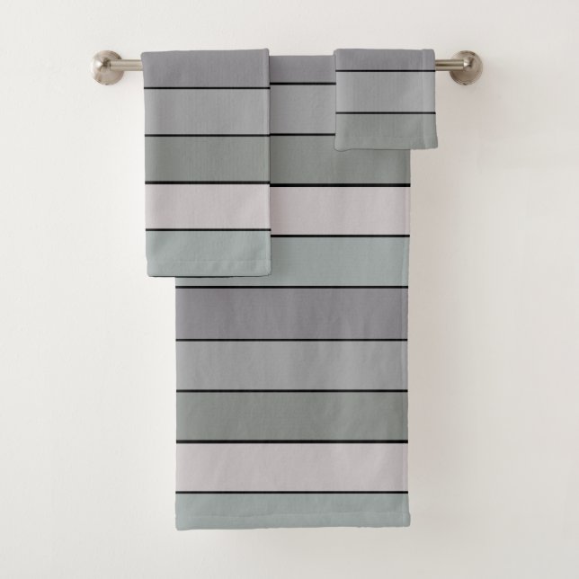 Vert gris avec des rayures noires sur papier aquar (En situation)