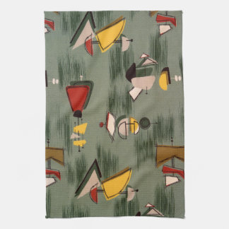 VERT GRIS de serviette de cuisine de MoJo de