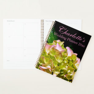 Vert jaune rose Hydrangea rose fleur jaune rose
